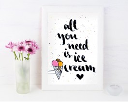 All You Need İs İce Cream