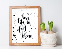 Live Life In Full Bloom