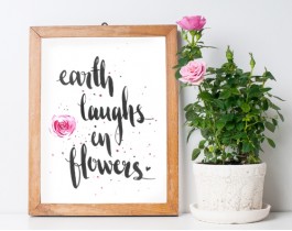 Eart Laughs In Flowers